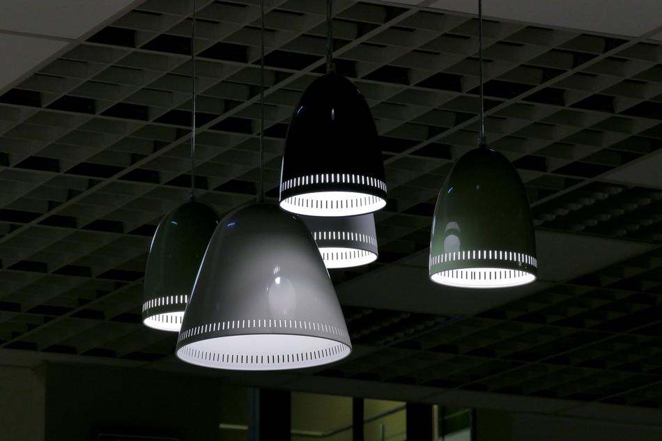 lamps in the office
