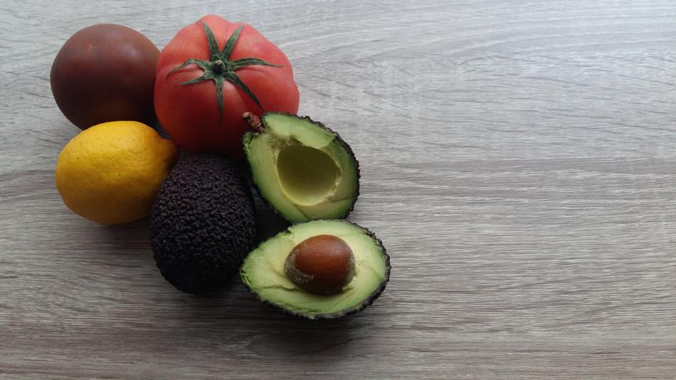 colored vegetables and fruit
