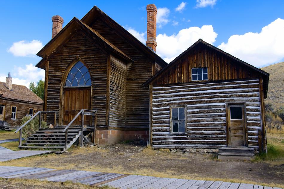 Bannack Methodist Church And A