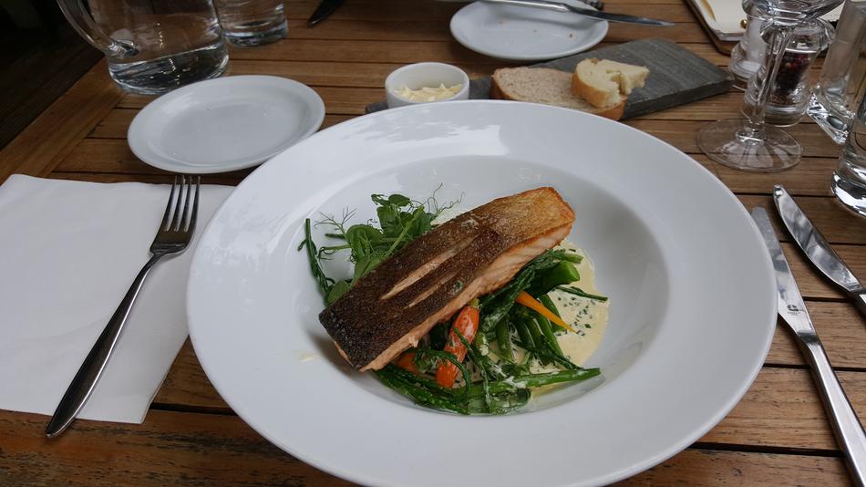 fish and vegetables