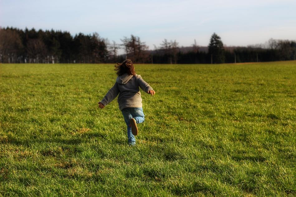 baby grass field