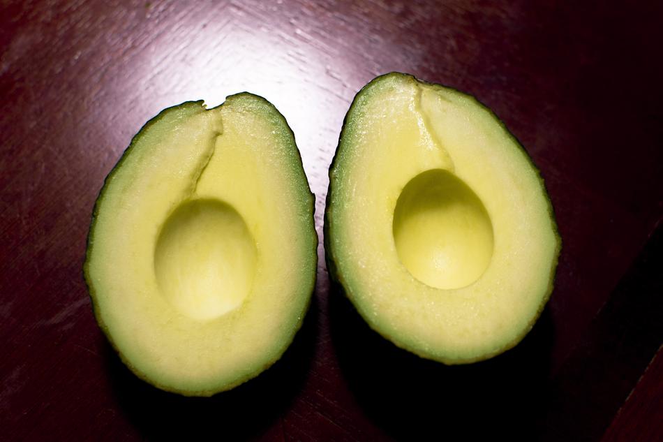 ripe pitted mango