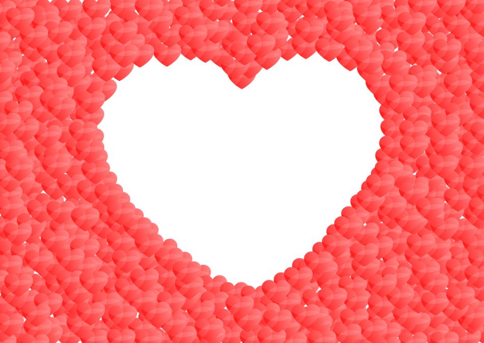 heart pink background view