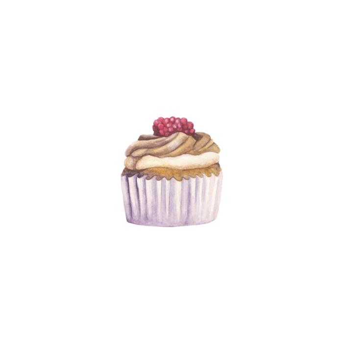creamy sweet cupcake