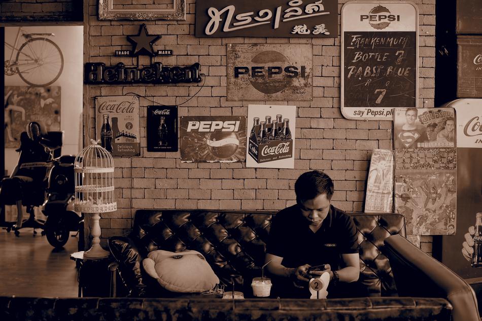 Man Restaurant Coffee
