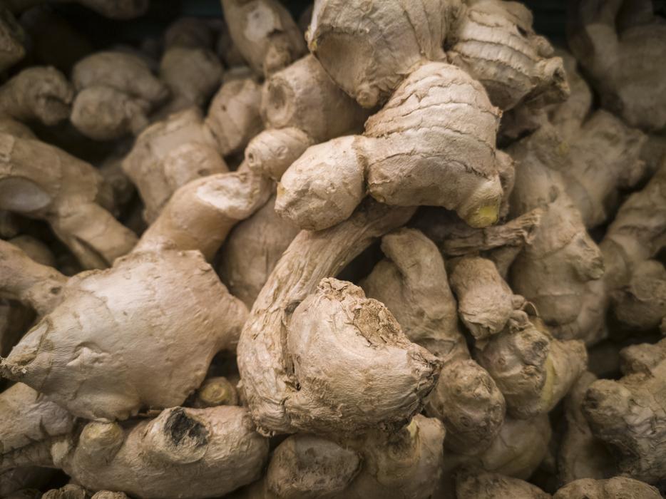 ripe ginger root
