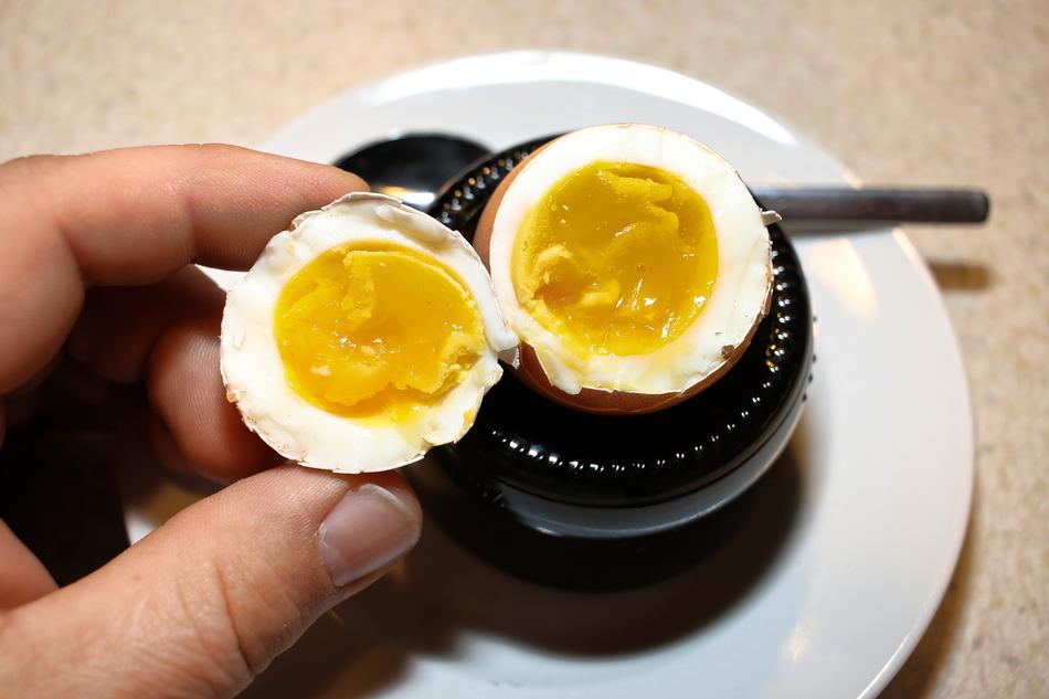boiled egg yolk