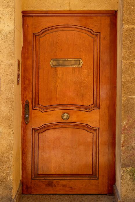 gold-plated door