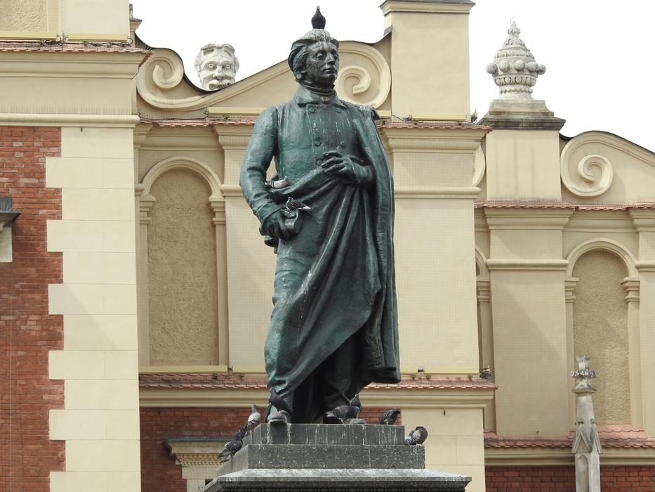 old statue at the museum