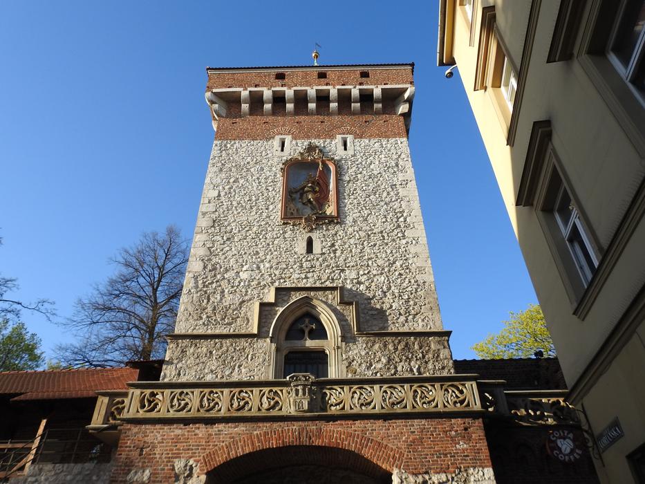 old stone palace tower