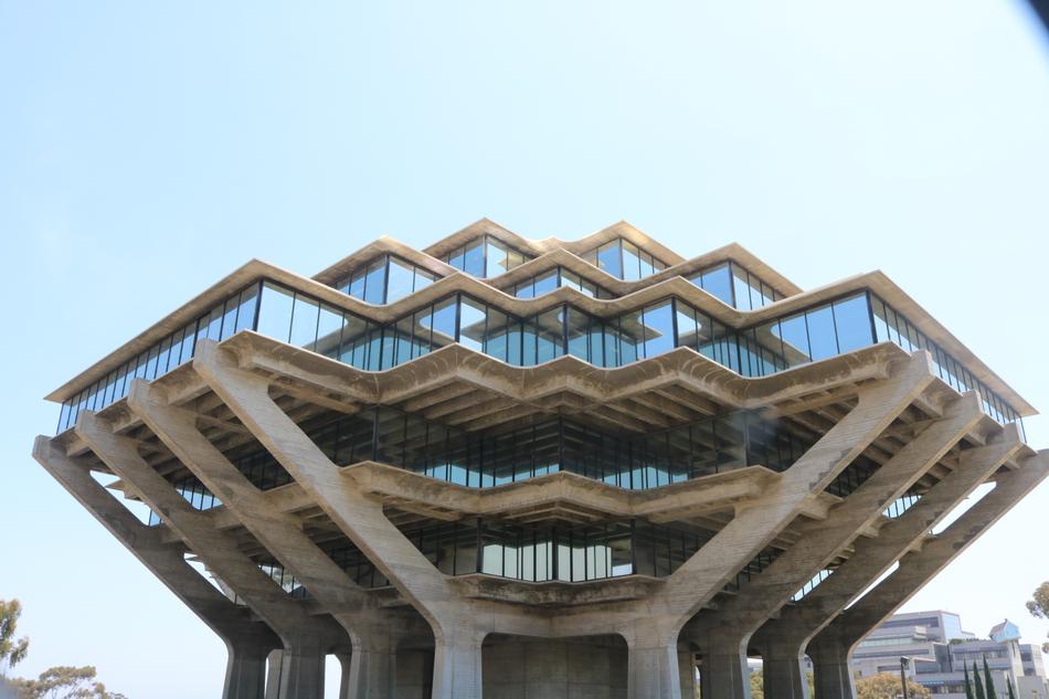 an unusual building of architecture on stones