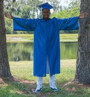 Graduation Hat Gown People Person