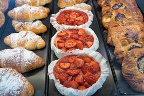 delicious pastries and pies