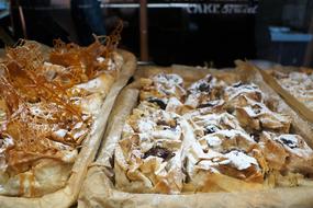 Crispy baked goods with sprinkles