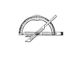 math angle map measure grey drawing