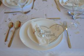 beautiful white wedding table