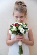Girl Flowers Bouquet