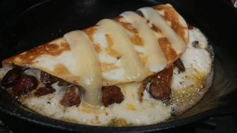 Mexican cheese tortilla