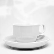 clean white drinking mug