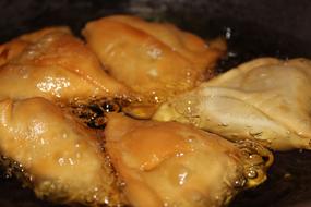 buttered fried meat