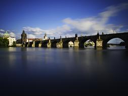 bridge water landscape view