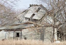 a ruined building among the ruins