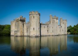 Bodiam Castle East Sussex Moat