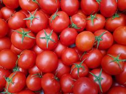 ripe homemade tomatoes