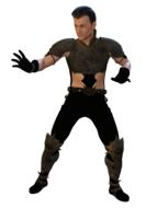 man pose isolated figure fantasy