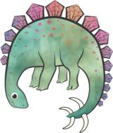 stegosaurus dinosaur illustration