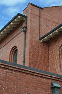 brick house with a window view