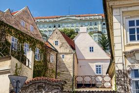 Valdštejnské Square Prague Czech