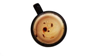 white hot mug of coffee