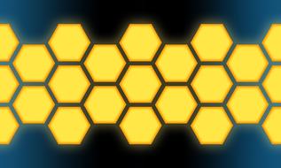 hexagons network connection