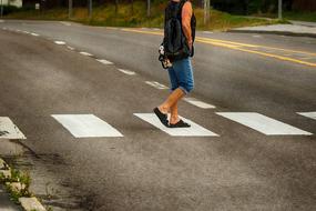 Person Walking Woman