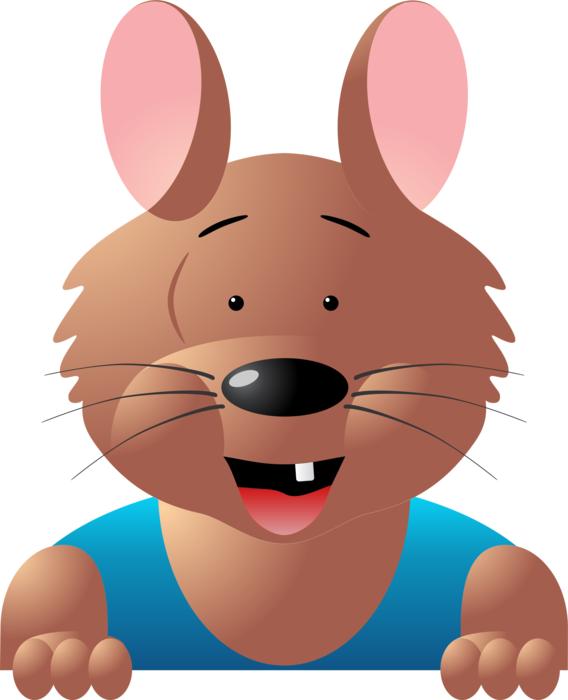 mole animal cartoon vector art