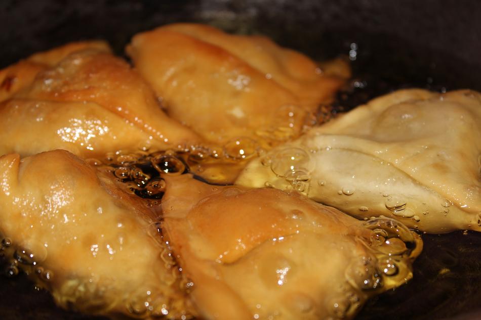 buttered fried meat