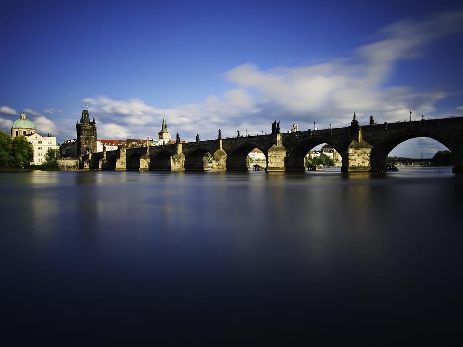bridge water landscape view