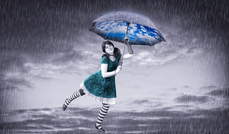 Rain Girl Day