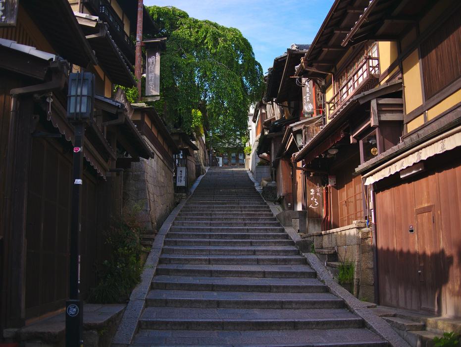stairs leading up view