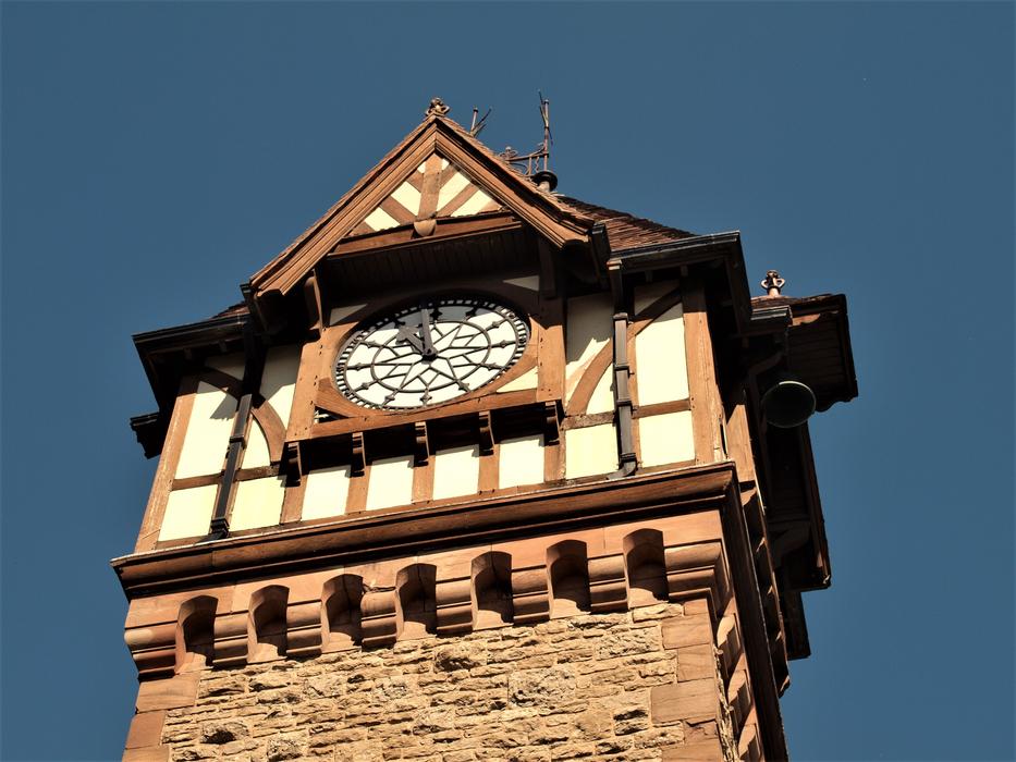 clock tower against the sky