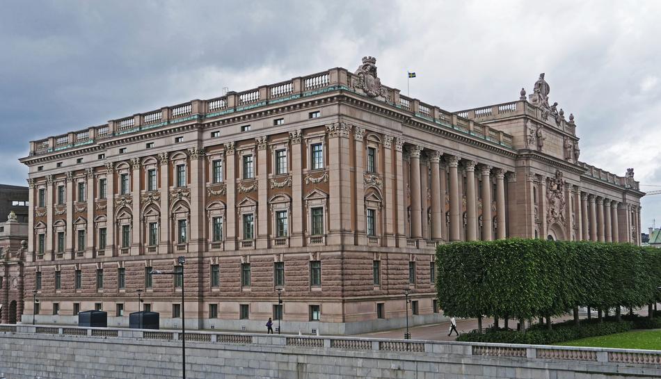 parliament building street