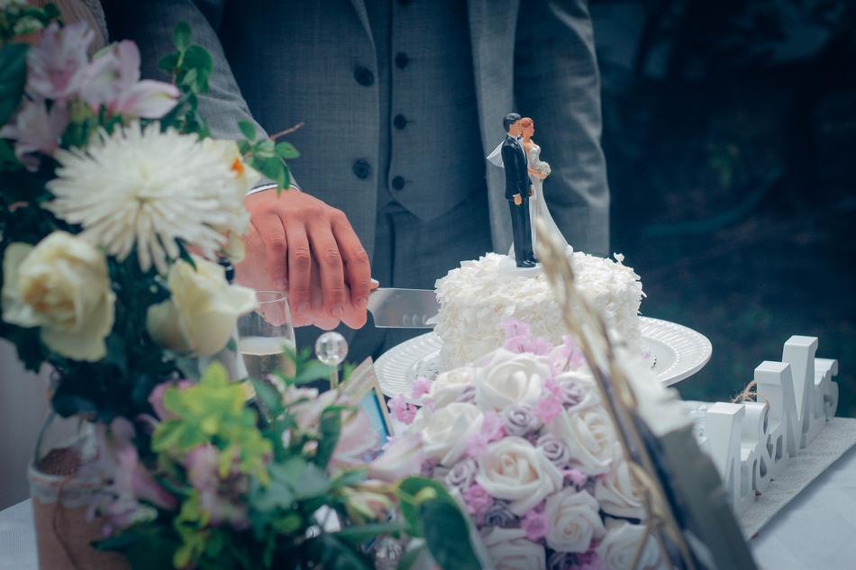 flowers hand man