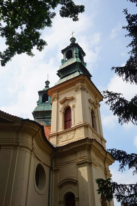 Church Towers Prague Czechia