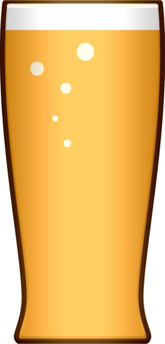 drawing of a cold beer in a glass