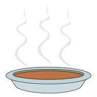 hot bowl of soup