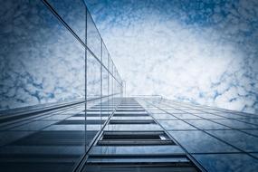 clouds architecture mirror glass