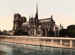 notre dame paris france church dom