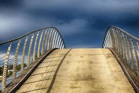 big bridge against the sky