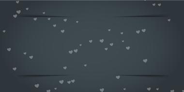 background hearts card decoration